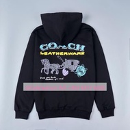 COACH men Women hoodie S-XL 男女裝 情侶款 印花 圖案 休閒 運動 連帽 衛衣 @celefashion