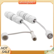 Waterproof 3-Pin Wire Connector for Outdoor Lights with Male & Female Ends for  H705A H705B H705C H7