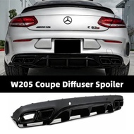 Mercedes Benz W205 Coupe Spoiler Diffuser PSM AMG C63 C43 Brabus Exhaust Tips Bumper Bodykit