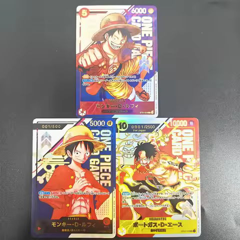 DIY One Piece Card MONKEY D. LUFFY OFFICIAL EVENT TOP PRIZE ST01-001 ST21-014 SR Promo Ace OP07-119 