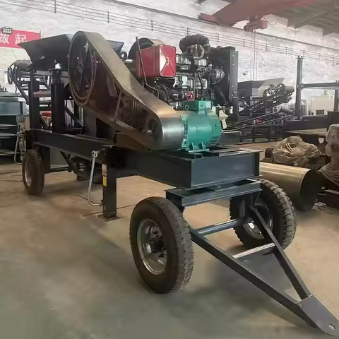 YG New Product PE57 Jaw Crusher 400x600 Mobile Stone Crusher With Diesel Engine