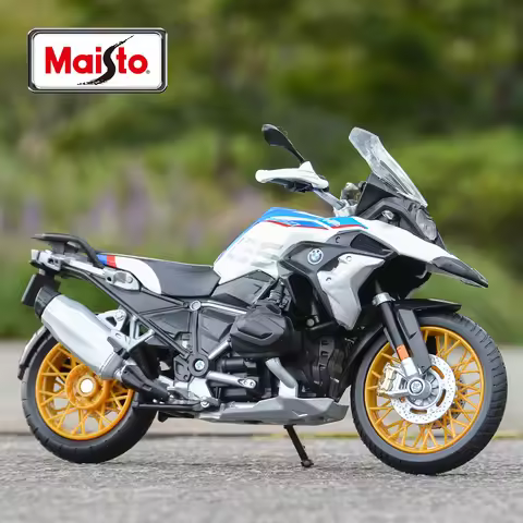 Maisto 1:12 BMW R1250 GS Die Cast Vehicles Collectible Hobbies Motorcycle Model Toys