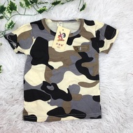 Baby Kids Fashion Camouflage Top & Short Terno JC001