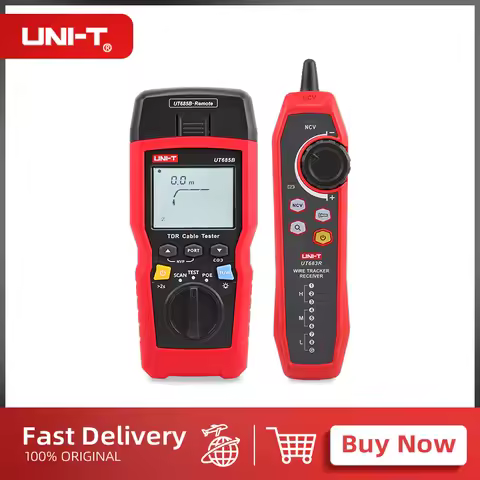 UNI-T UT685B KIT TDR Cable Tester Pair Coaxial POE Network Cable Length Sequence Detector Plug Adapt
