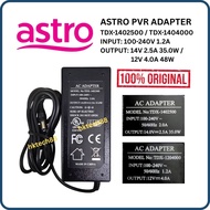 TDX1402500/4000 14V 2.5A/12V 4A 100%  Original Astro PVR Power Supply Adapter