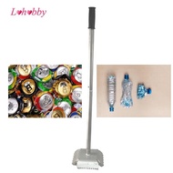 [Lohobby] Metal Manual Trash Compactor Simple Design Hand Tool Bin Compactor for Waste Management