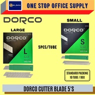 DORCO CUTTER BLADE - 1 TUBE / 5'S BLADE / MATA PISAU