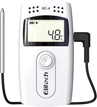 Elitech Digital Temperature Data Logger Medical Refrigerator Thermometer Vaccine Fridge Temperature Monitor, RC-4-10 Pack