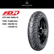 Fdr City Go Outer Tire | Ring 12| Tubeless Tubeless | 100/90-12 | 110-90-12 |