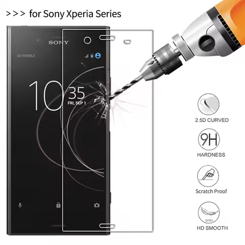 2.5D 9H Tempered Glass for Sony Xperia 1 XZ4 XZ3 X XZ1 X Compact XA1 XA Ultra XZ XZS XZ2 XZ Premium 