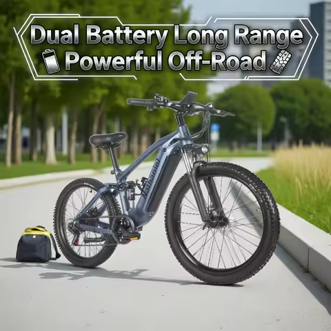 Nathaniel SYR03 E-Bike 1000W Brushless Motor,48V20AH Detachable Battery,27.5" E-Mountain Bike,70KM R