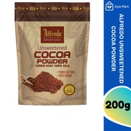 ALFREDO Unsweetened Cocoa Powder | Serbuk Koko Tanpa Gula 200g Halal