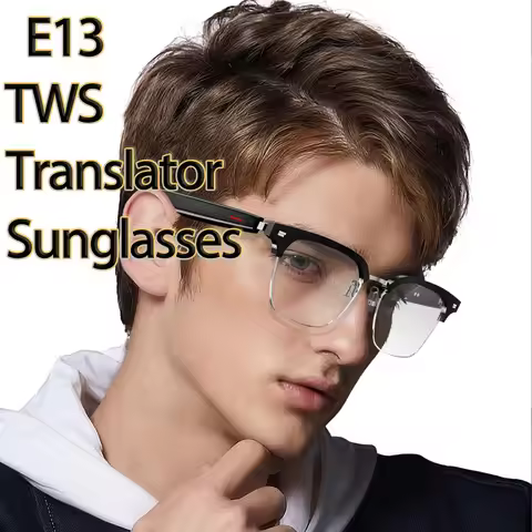 E13 Bluetooth Smart Glasses With Automatic Adjustment Wireless Bluetooth Headset Anti Blue Light Sun