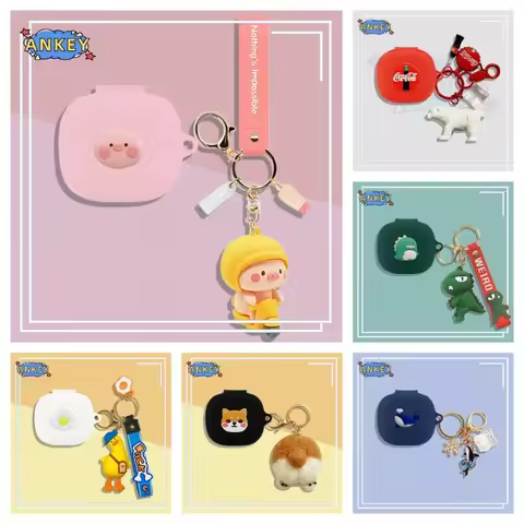 Case for Anker Soundcore R60i NC , R50i NC P31i P30i Protective silicone Cute Cartoon Covers Bluetoo