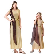 Halloween Roman Goddess of Greece cosplay Costume Children's Prom Egypt Ancient Greece Queen Robe Ad