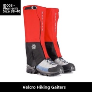 BLACK CRYSTAL | Waterproof Sandproof Breathable Snow Gaiters