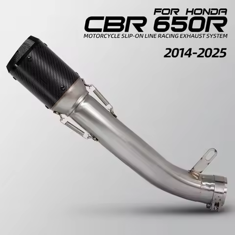 Slip On Line For Honda CB650F CBR650F CB650R CBR650 E-Clutch 2014-26 Motorcycle Exhaust Racing Escap