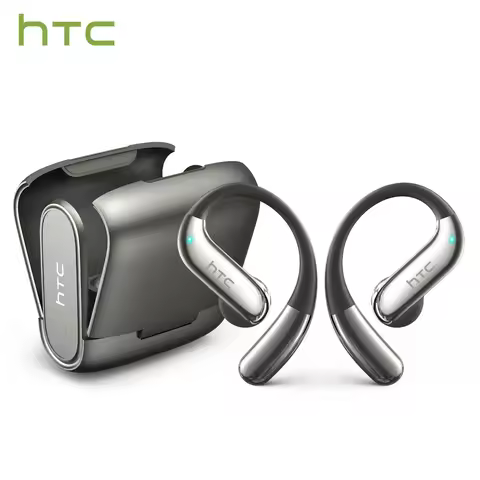 Open Ear Bluetooth Earphones HTC NE23 Translate Earbuds With Mic HD Call IPX5 Waterproof Hi-Fi Stere