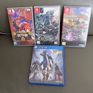 Nintendo Switch & PS4 實體遊戲碟 Games: Pokemon, SD Gundam, Devil May Cry 5 寶可夢朱