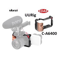 UURig Metal Camera Cage For Sony A6300 A6400 A6500 A6600 RIG With Arca Swiss 2 Cold Shoe Arri Locati