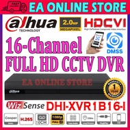 Dahua 2.0MP 16-Channel CCTV DVR 2MP Full HD 1080P 16ch Recorder DHI-XVR1B16-I P2P connect Phone onli