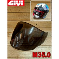 VISOR GIVI HELMET M35.0 SCUDO GIVI OPEN FACE HELMET TOPI KELEDAR GIVI DOUBLE VISOR CERMIN MOTOR