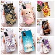Clear For Samsung A03s SM-A037F Casing For Samsung Galaxy A03s Case Aesthetic Cute Cartoon Fashion B