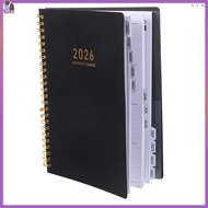 Notebook Academic Calendar Planner Appointment 2026  ouxuanmei