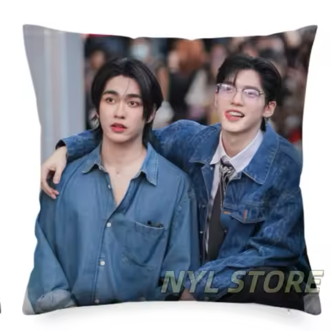 Aouboom Aoutnbknr Besevboom Photo Double-sided Printing Pillowcase Thai TV We Are Drama Stills Home 
