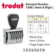 4mm 8 Digit Number Stamp/1548