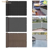 GORROS Sun Shading Sails, 3/5/6M Waterproof Balcony Shade Cloth, Multi-functional Balcony Privacy Sc