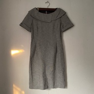 Line grey dress
