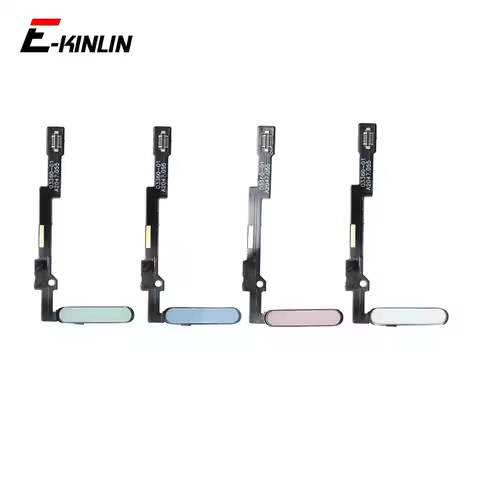 Touch ID Fingerprint Connector Scanner Sensor Power on off Button Flex Cable For iPad Air 4 A2316 A2