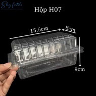 1 bag of 900c dumpling box H07. Plastic box H07