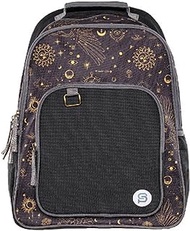 RALEIGH 18" Celestial Backpack, BAZIC x SYDNEY Fashion Backpack Shoulder Bag Casual Travel Bag Hiking Daypack, Celestial, 18" x 13" x 7", Daypack Backpacks