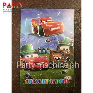 12pcs Cars Coloring Book / fillers / stickers / lootbag fillers / lightning mcqueen