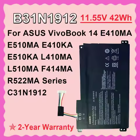 For ASUS VivoBook 14 E410MA E510MA E410KA E510KA L410MA L510MA F414MA R522MA Series B31N1912 C31N191