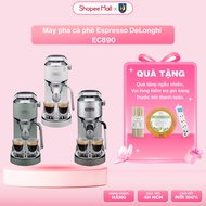 DeLonghi Dedica Duo EC890 Espresso Coffee Maker (M/GR/WI) – 15 Bar, 4 Functions: Espresso, 2 Cups, C