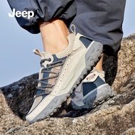 รองเท้าเดินป่า/ใส่ทำกิจกรรมกลางแจ้งของผู้ชายที่มีการระบายอากาศดีจาก Jeep, รองเท้าผ้าใบกีฬาใส่เล่นสบา