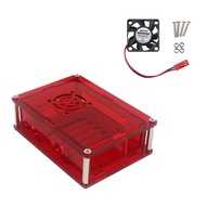 Acrylic Case for Raspberry Pi 4 Model B Transparent Case for Raspberry Pi 4 Protection Box