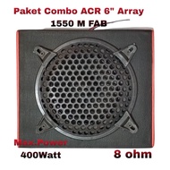 new Paket Combo Speaker ACR 6inch Array 1550 M Fabulous Plus Box Mini
