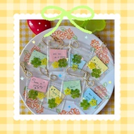 Lucky Clover Keychain - Lucky Clover Mini Bag Keychain - Stitchystuffes