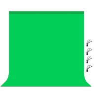 Photography Background Backdrop Smooth Muslin Green Screen Chromakey Background Cloth for Photo Stud