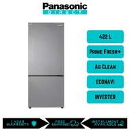 Panasonic NR-BX421BPS 2-Door Bottom Freezer Refrigerator Fridge Steel Door Series NR-BX421BPSM