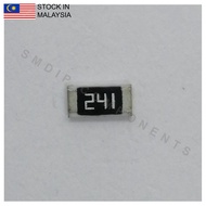 10PCS Taiwan-Grade 240R ±5%, 1206 SMD Resistor (241)