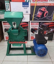 Mesin Tepung Jagung Disk mill Komplit DinamoListrik Siap Pakai