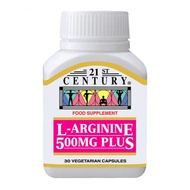 21st Century L-Arginine 500mg 30's