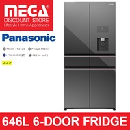 PANASONIC NR-WY720ZMMS 646L PRIME+ 6-DOOR FRIDGE (NON-PLUMBING WATER DISPENSER) + FREE $100 GROCERY VOUCHER BY PANASONIC (UNTIL 29/04/2024)