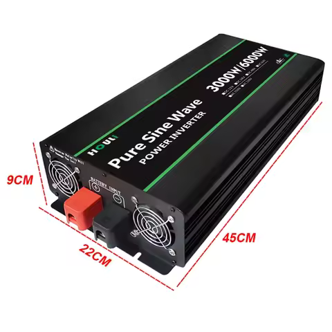 For HOULI 24v To 220v Watt Car Pure Sine Wave Dc 12V To Ac 220V 110V Power Inverter Convertisseur 12
