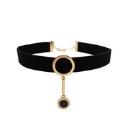 Kalung Choker Wanita Hitam Beludru Retro Necklace Kalung Coker